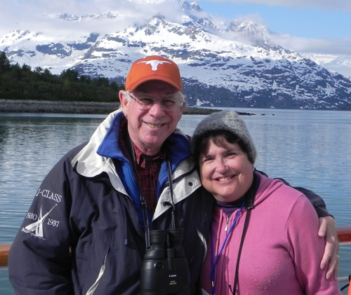 Phil Schmidt and Donna Packer in Alaska in 2010