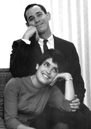 Phil Schmidt and Donna Packer at their engagement in 1966.
