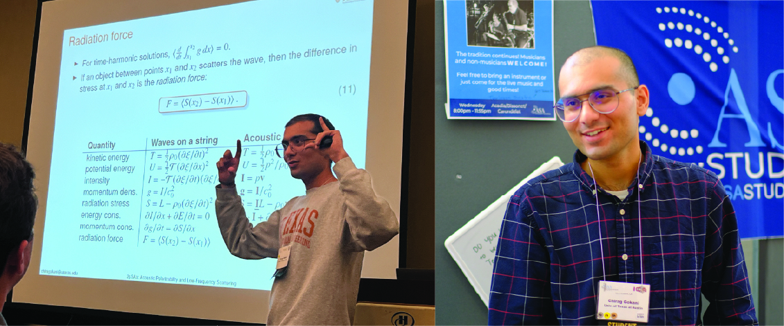 Chirag Gokani giving a presentation