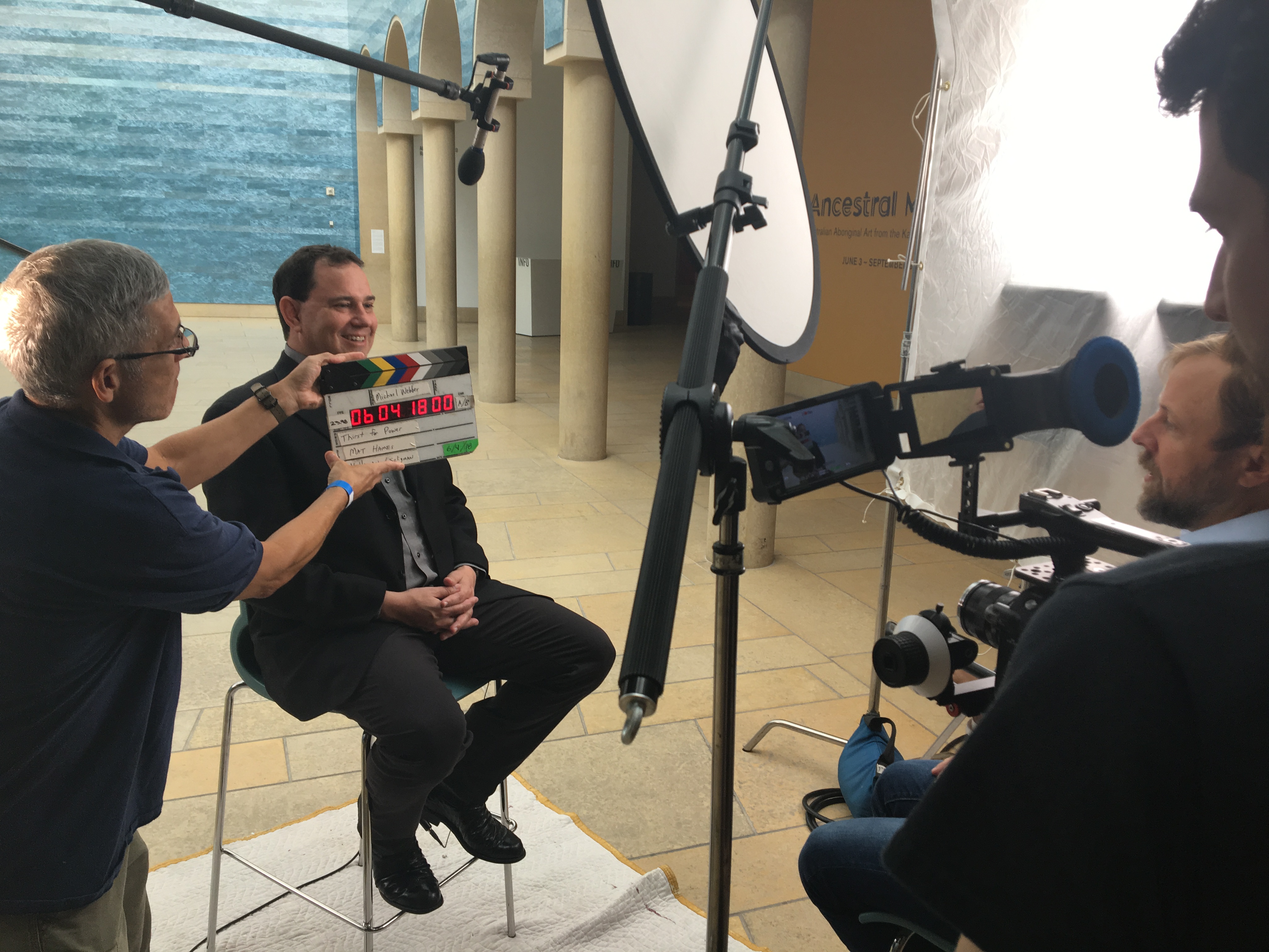 Behind the scenes of Texas Engineer Michael Webber's new PBS documentary Thirst for Power.