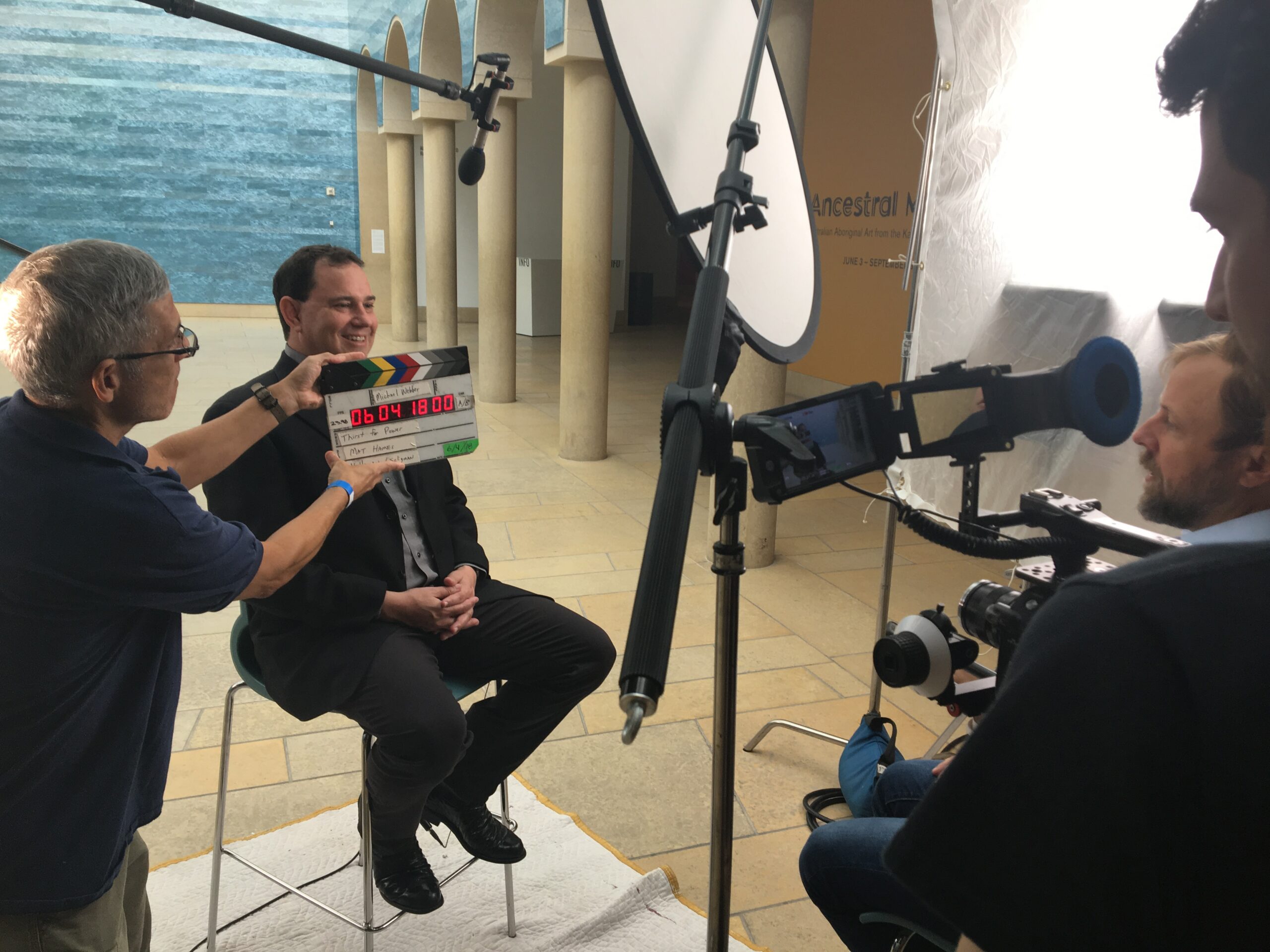 Behind the scenes of Texas Engineer Michael Webber's new PBS documentary Thirst for Power.