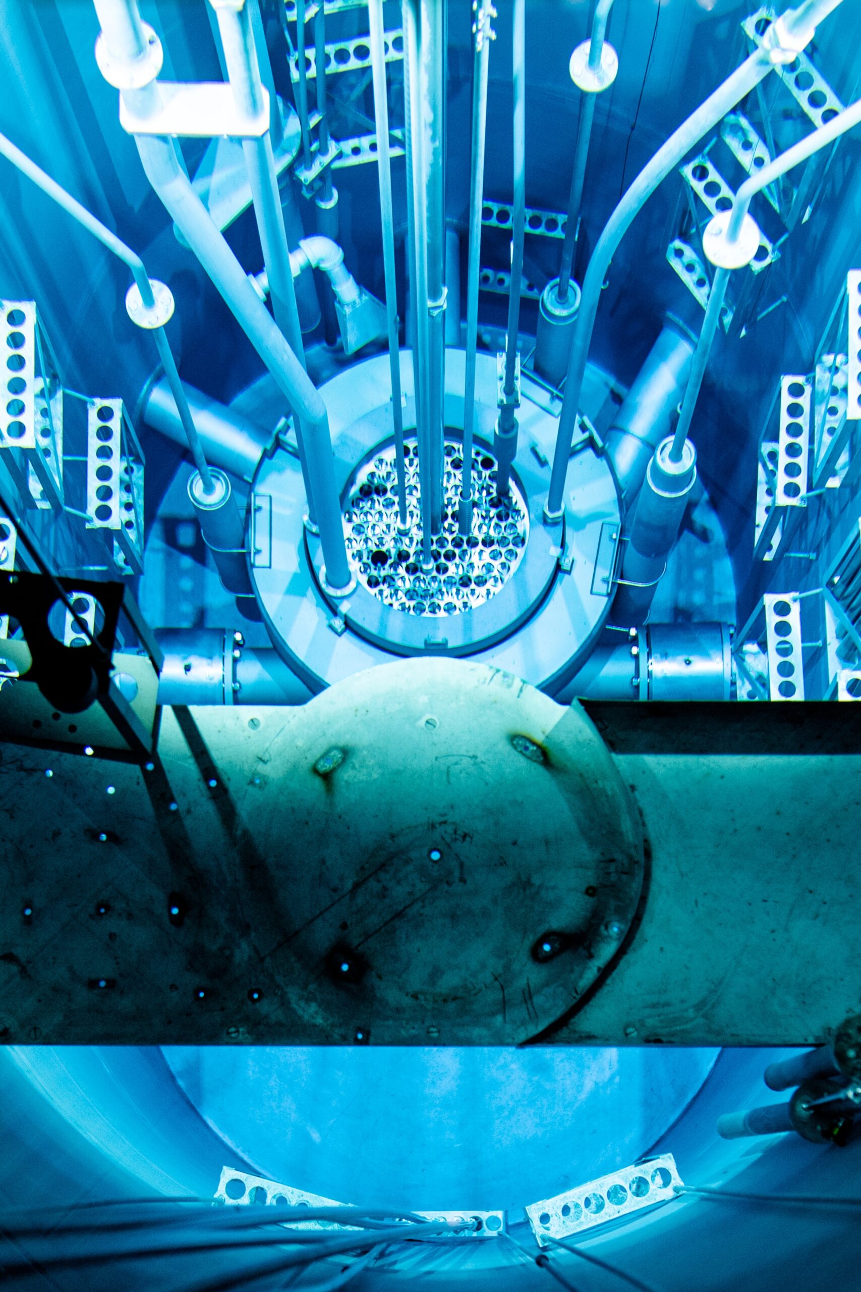 nuclear reactor close up